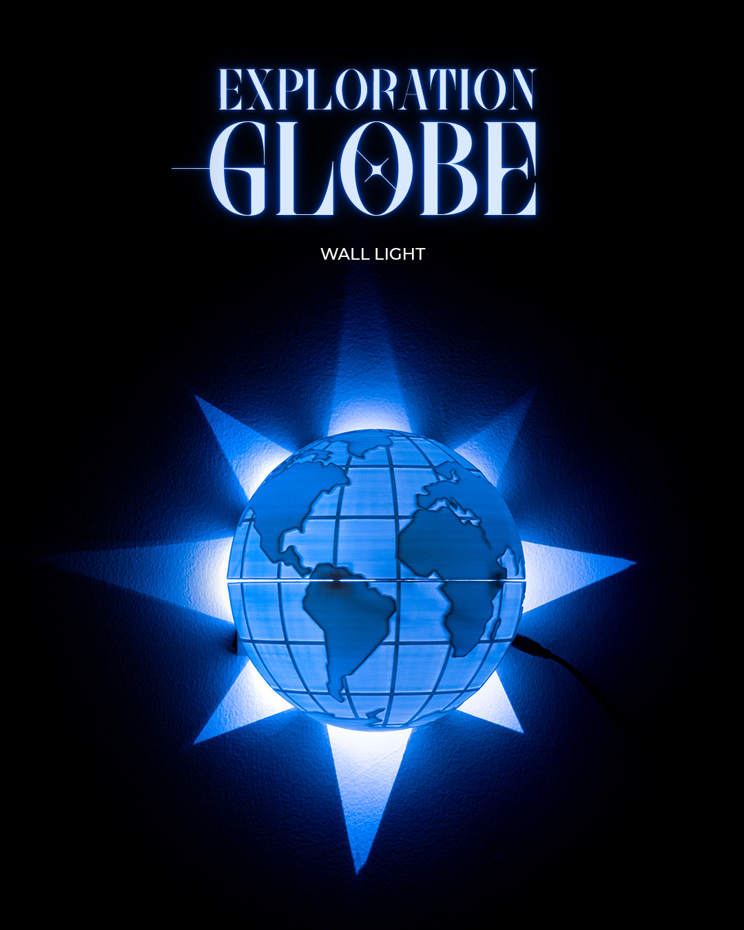 Exploration Globe Wall Light